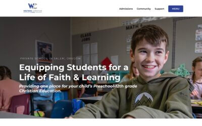 School Website Design: Re-Designing the WCS Website
