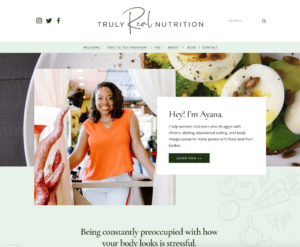 Best Dietitian Website Examples in 2025 | Websites for Nutritionists