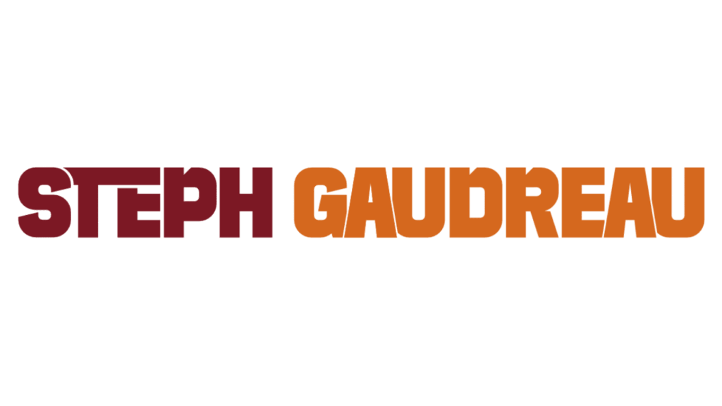 Steph Gaudreau logo, a health and fitness client featured in these health web design examples