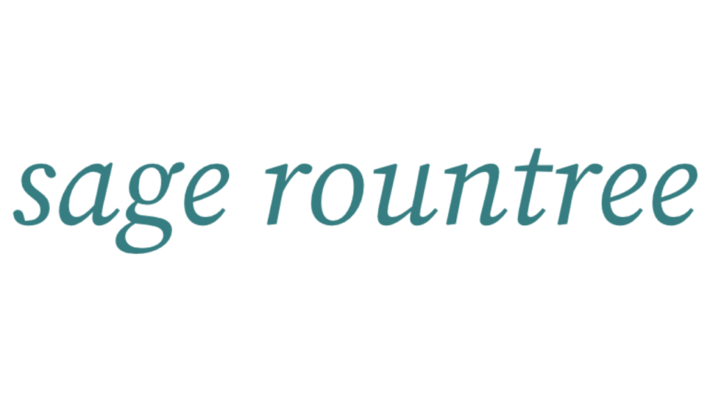 Sage Rountree logo, a client featured in these health web design examples