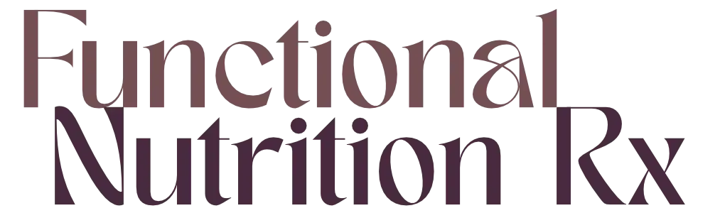 Functional Nutrition Rx logo, branding for a functional medicine nutrition practice