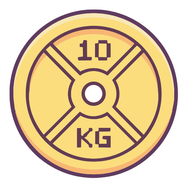 barbell weight icon